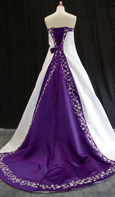 Light are perfect for an intimate garden wedding gowns are more dark purple